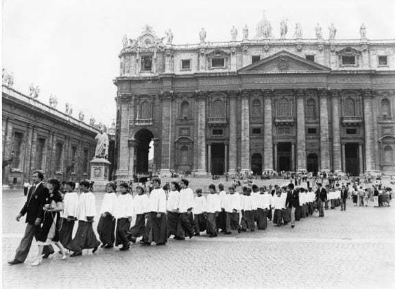 Atlanta Boy Choir Enter Vatican City1 How I Fell In Love With Travel (aka That Time I Sang For Pope John Paul II In The Vatican)