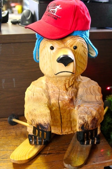 Ski Bear Mammoth Hot Springs Resort Ski Shop Yellowstone National Park YELLOWSTONE NATIONAL PARK  Day 1 Photo Gallery