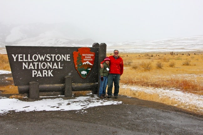 Yellowstone National Park Entrance YELLOWSTONE NATIONAL PARK  Day 1 Photo Gallery